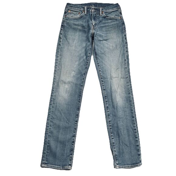 Levis 511 Slim Fit Tapered Jeans Mens 29x32 Measures 28x31 Blue Stretch Denim - Picture 2 of 12